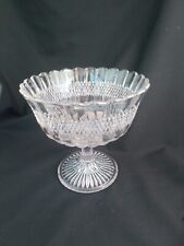 Antique, Davison, Pressed Glass Bowl, 1880-1891