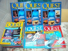 QUEST MAGAZINES ISSUES NUMBERS 1-47 PLUS ISSUES NUMBERS 53,54,57 & 60 + 1 SOCCER