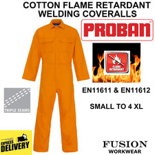 WELDING COVERALL,OVERALL,FLAME RETARDANT,SAFE WELDER,LIKE BIZWELD.PROBAN,  S-4XL