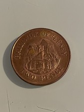 Bailiwick Of Jersey Two Pence 2p Coin Rare 2008