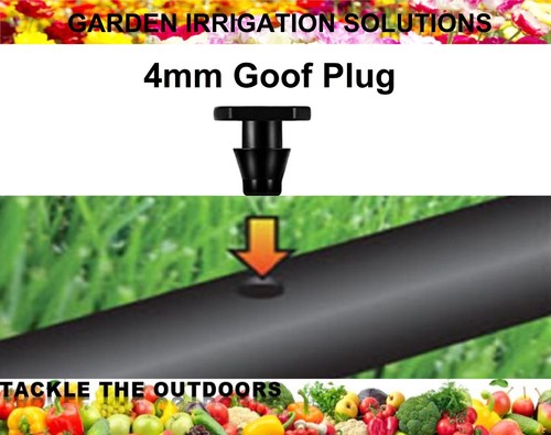 4mm micro irrigation goof plug - irrigation,