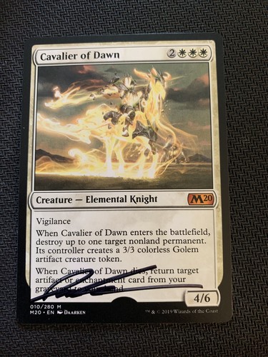 Mtg magic cavalier dawn - cavalier, of