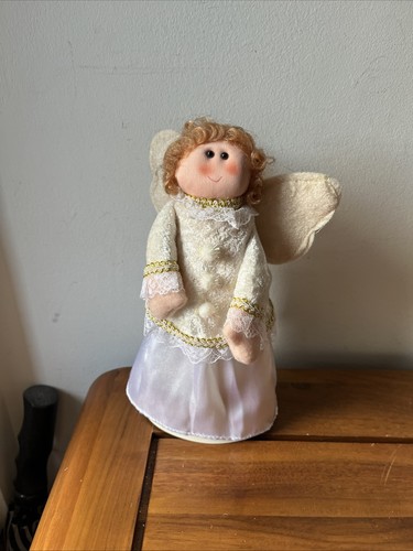 Cosy angel xmas tree topper - angel,