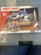 MECCANO 18214 ENGINEERING & ROBOTICS SPACE SET IN HANDY PACK-AWAY 2 TIER CASE 