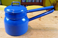 Vintage Judge Ware Enamel Blue Bain Marie 2 Pints