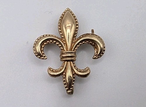 Vintage 14k gold fleur - fleur, de