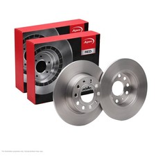 2x APEC Rear Brake Discs For