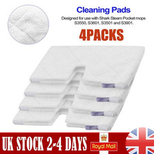 4PCS Microfiber Mop Pads For Shark Lift-Away Steam Mop S3501 S3601 S3550 S3901