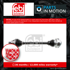 Drive Shaft fits AUDI S3 8P1, 8PA 2.0 Front Right 06 to 13 Driveshaft Febi New