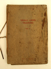 Original WW2 Set Of Cardboard Cover Boards For Small Arms Training Manuals 1940