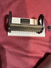 Vintage Read Pleaters Smocking Gathering Machine In Original Box- Brass Roller