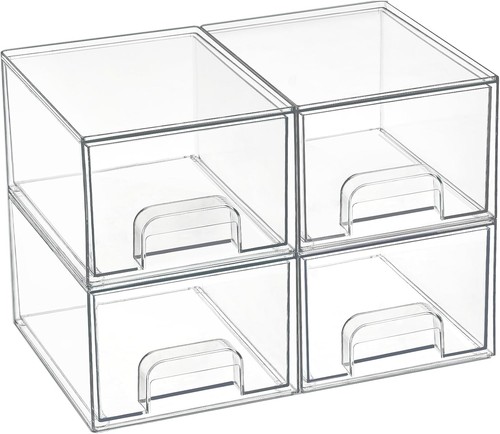 Pack clear makeup organiser - 4,