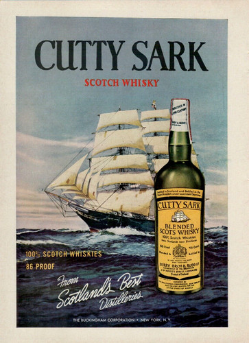 1960 cutty sark - scotch, whisky
