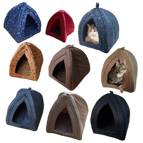 Pet igloo bed cat kitten - cat,