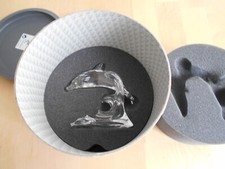 Swarovski Crystal Dolphin on a Wave 190365 Boxed 1995 - 2011  Aquatic Collection