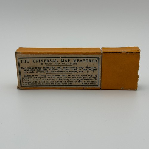 Vintage map measurer - map,
