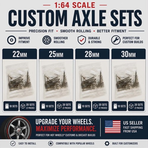 Scale custom axle sets - custom,