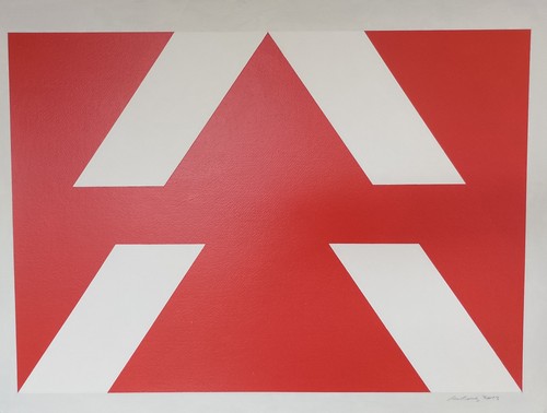 Original modern red - modern, abstract