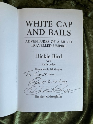 White cap and bails dickie - and, bails,