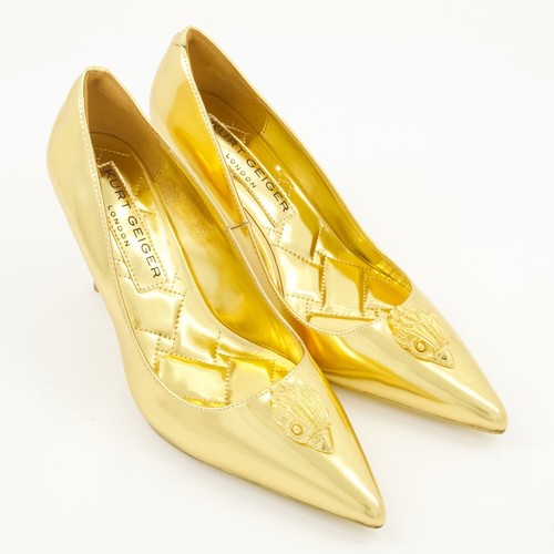 Kurt geiger gold leather - kurt,