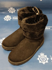 PRIMARK Black Fluffy Ankle