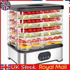 8-Tier Smart Food Dryer Temperature Control for Snack Meat Fruit Flower Tea