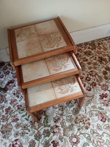 Vintage nest tiled top - tiled,