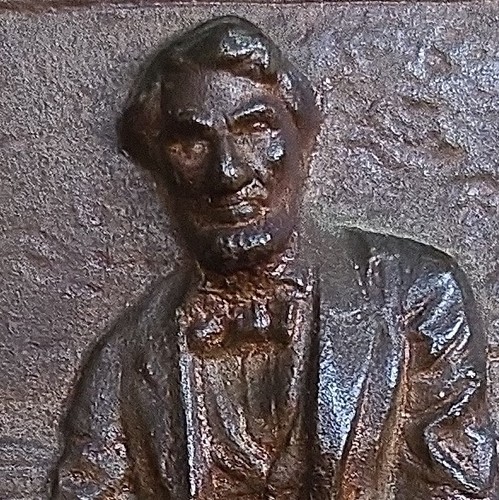 Lincoln memorial cast - cast, iron