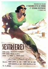 Vintage Sestrieres Italian Ski
