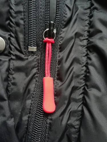 Red zipper zip heavy - red, duty