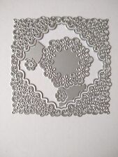 Flower Frame Flower Doily Die Set Decorative Floral  Cardmaking Craft 5 Dies