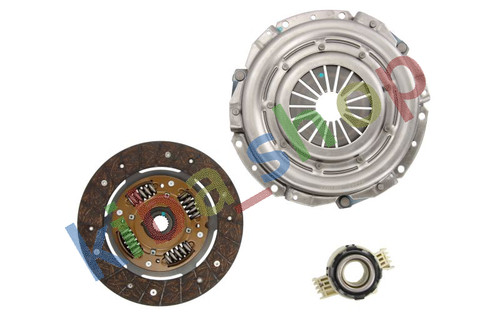 Clutch kit with bearing 215mm - clutch,