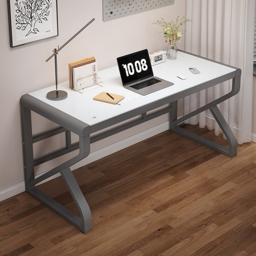 Glass computer desk wide - glass,