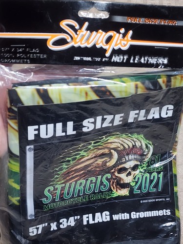 2021 sturgis rally flag indian - sturgis,