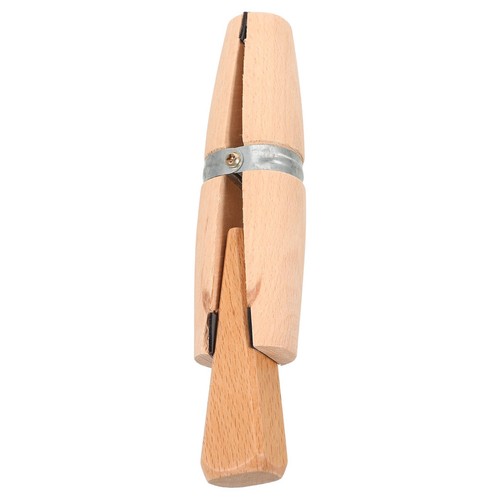 Brown wooden clamp - wooden, tool