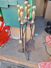 vintage black metal fireplace