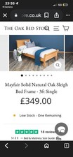 Mayfair Solid Oak Bed Brand
