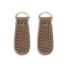 2Pcs Leather Zipper Pull, 1.61