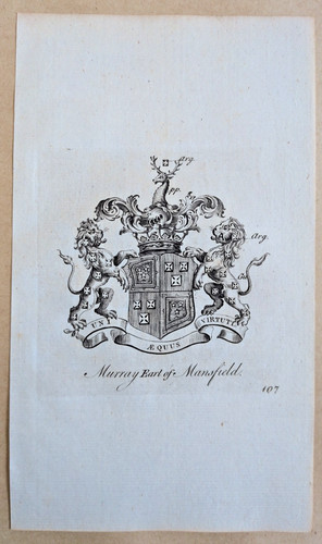 Murray earl mansfield coat - of,