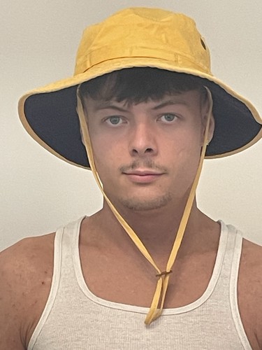 Yellow boonie sunhat size - boonie, m