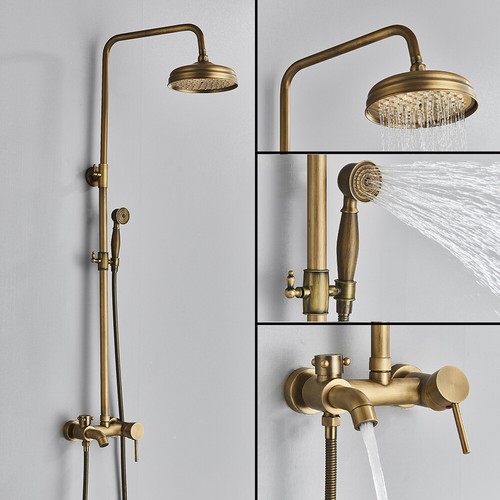 Antique brass bathroom shower - antique,