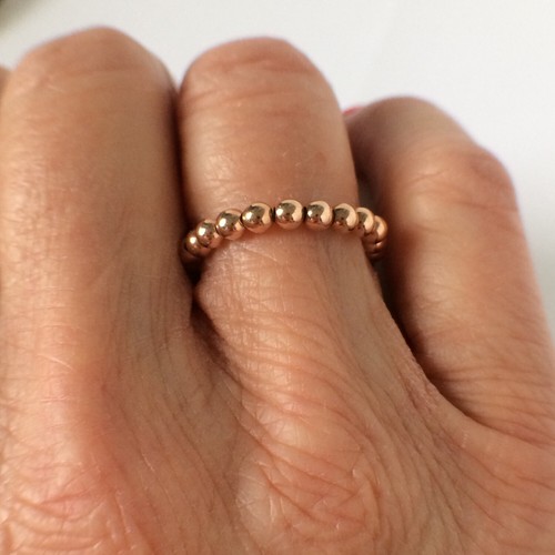 Rose gold filled rings - rose,