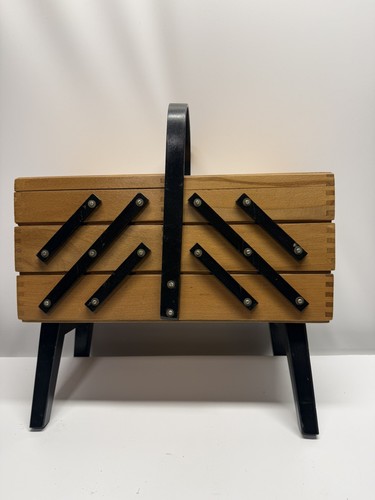 Wooden cantilever sewing - wooden, box