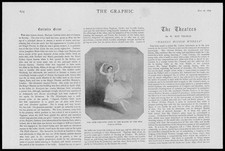 1899 Antique Print - PORTRAITS