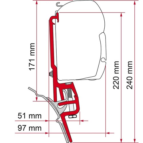Fiamma kit brandrup - vw, |