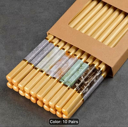 Pairs bamboo chopsticks - 10,