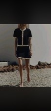 Zara Navy Knit Co ord Set New