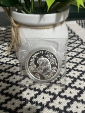 1997 1oz Silver Chinese Panda Bullion Coin, Double Sealed