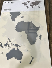Ikea KLÄTTA World Map Layout