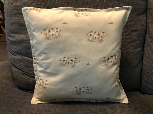 Handmade pink spotty pig - handmade,
